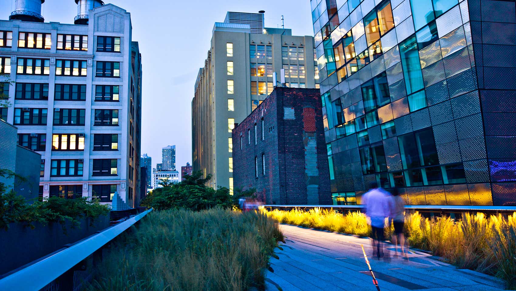 The High Line during evening hours